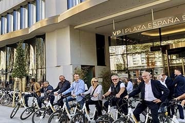 Tours à vélo de Madrid pour les groupes