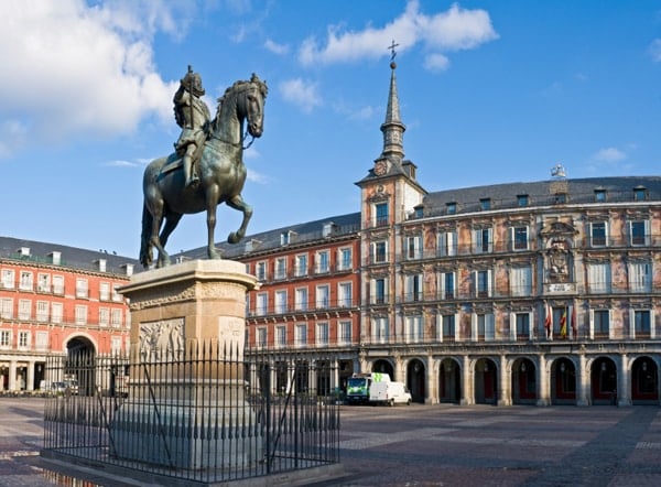 Plaza Mayor i Madrid