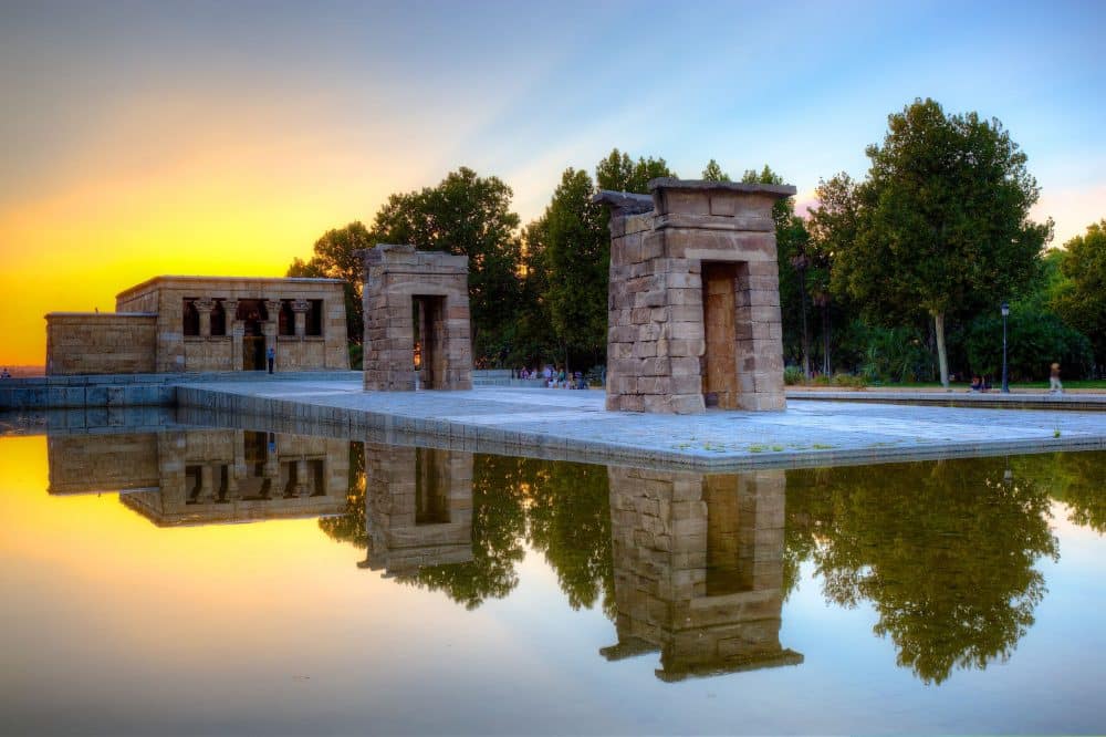 Templo de Debod en Madrid - Templo de Debod - Tours de Trixi en bicicleta