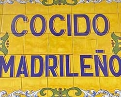 Cocido madrileño - warm up inside!