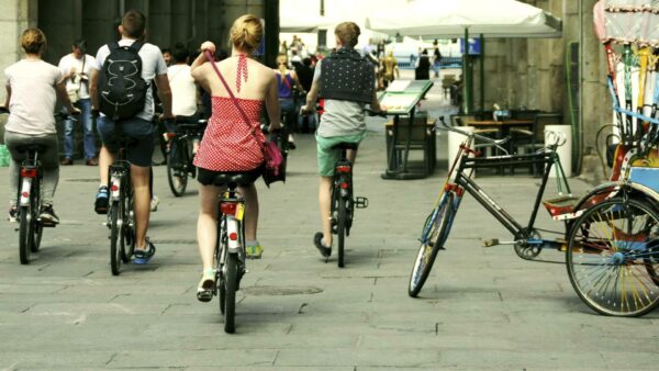 Izlet z e-kolesom po mozaiku v Madridu