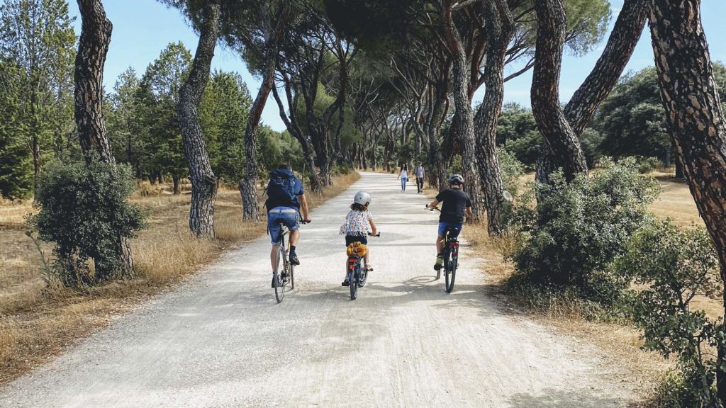 Parques de Madrid en bicicleta