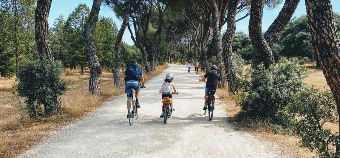 Les parcs de Madrid en vélo